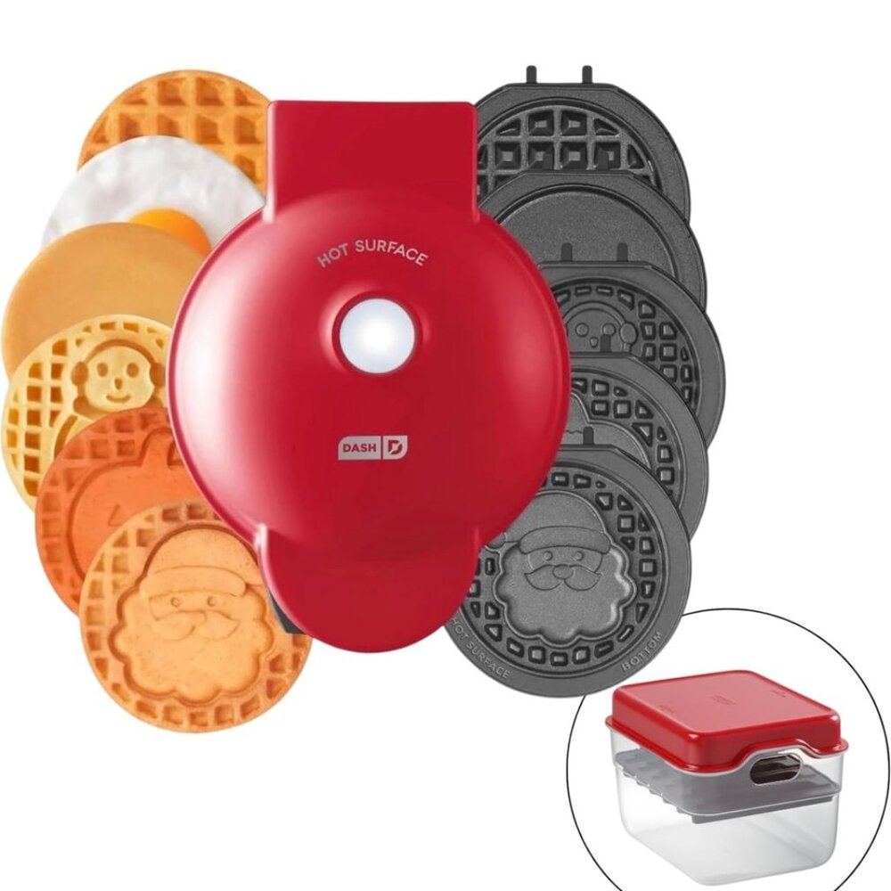 DASH Multimaker Minis Galore WAFFLE MAKER  with interchangeable plates.  *NIB*